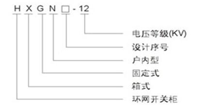 環網柜型號說明